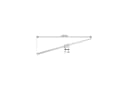 Lucande LED-Spiegelleuchte Kivana Chrom Metall 120cm IP44 Bild 4
