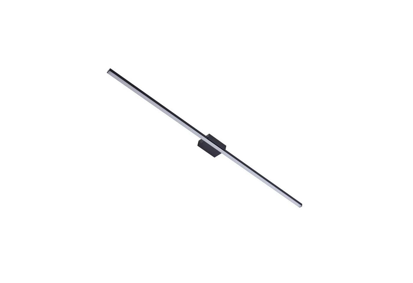 Lucande LED-Spiegelleuchte Kivana Schwarz Metall 120cm IP44 - Bild 2