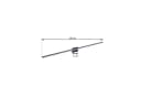 Lucande LED-Spiegelleuchte Kivana Schwarz Metall 120cm IP44 Bild 5