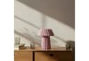Lindby Tischleuchte Magali Rosa Papier 34 cm E14 Bild 4