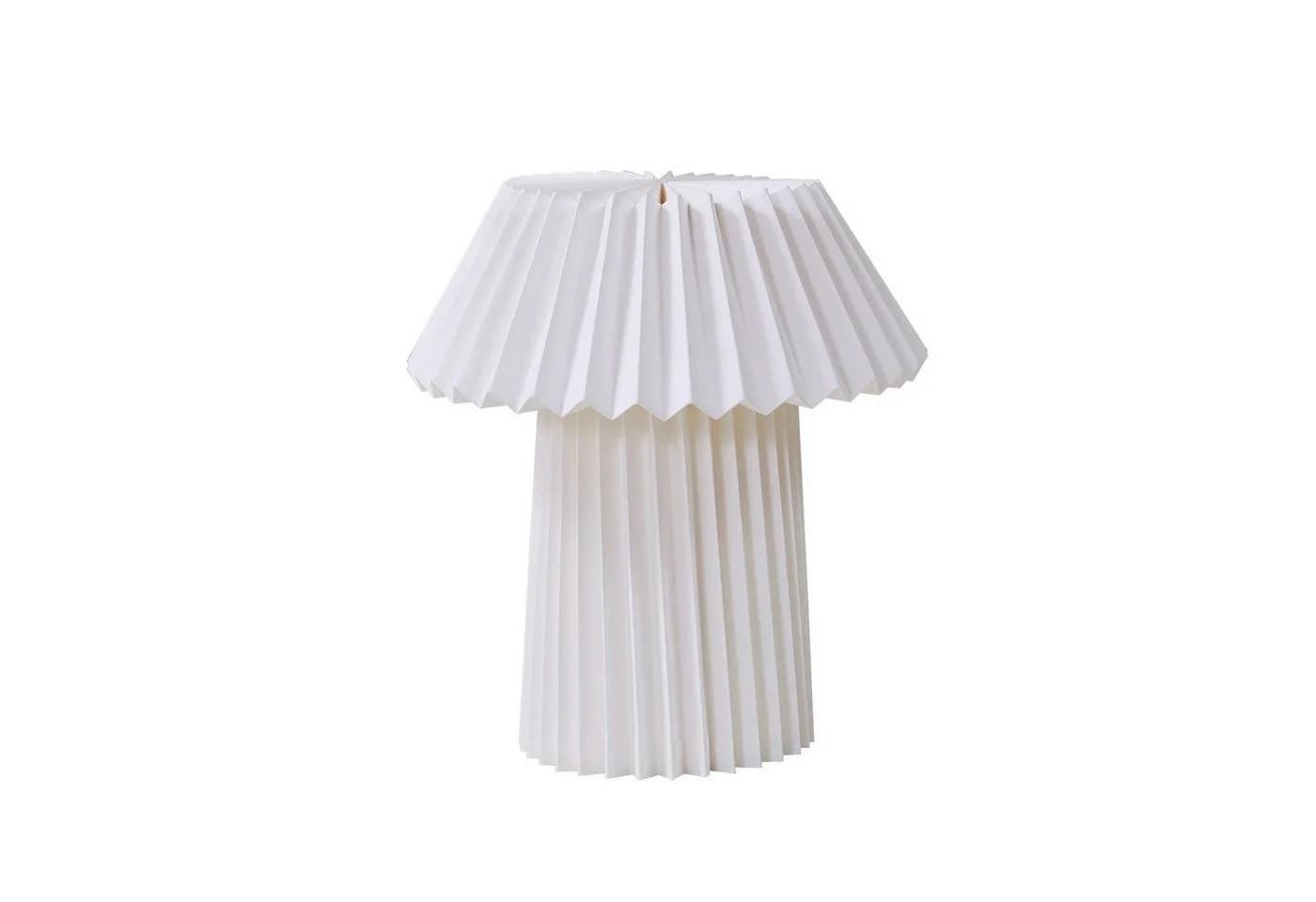 Lindby Tischleuchte Magali, Weiß, Ø 34 cm, E14 - Bild 2