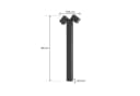Lindby Wegeleuchte Othil 2-flg. 80 cm Anthrazit Metall Bild 4