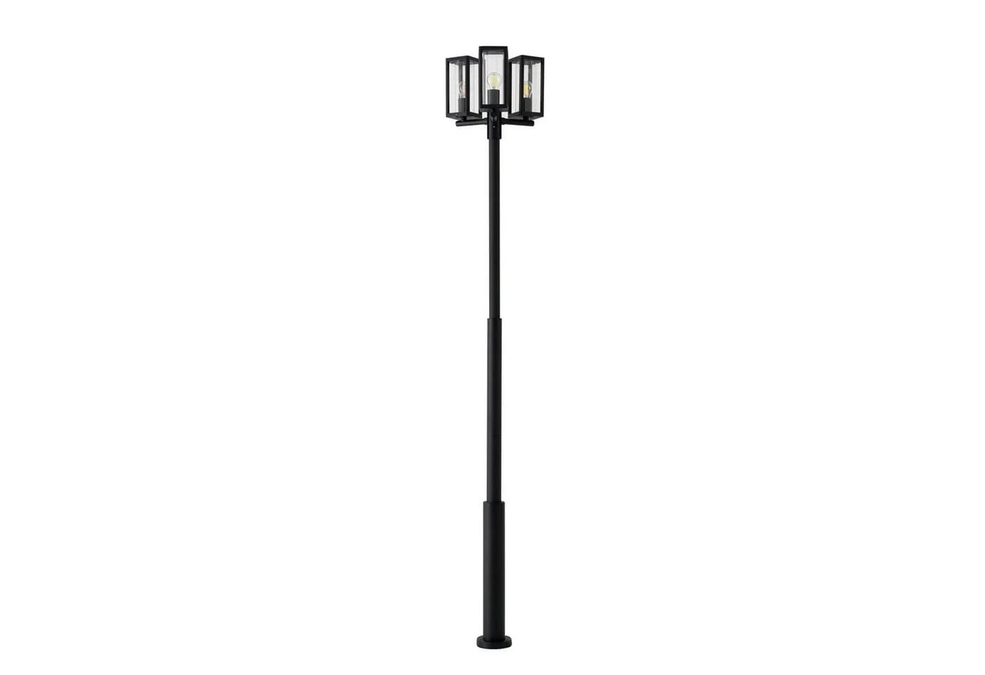 Lucande Außenlampe Siveta 240cm Schwarz E27 IP65 - Bild 2