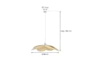 Lindby Hängeleuchte Astraia Creme Rattan E27 LED Bild 4