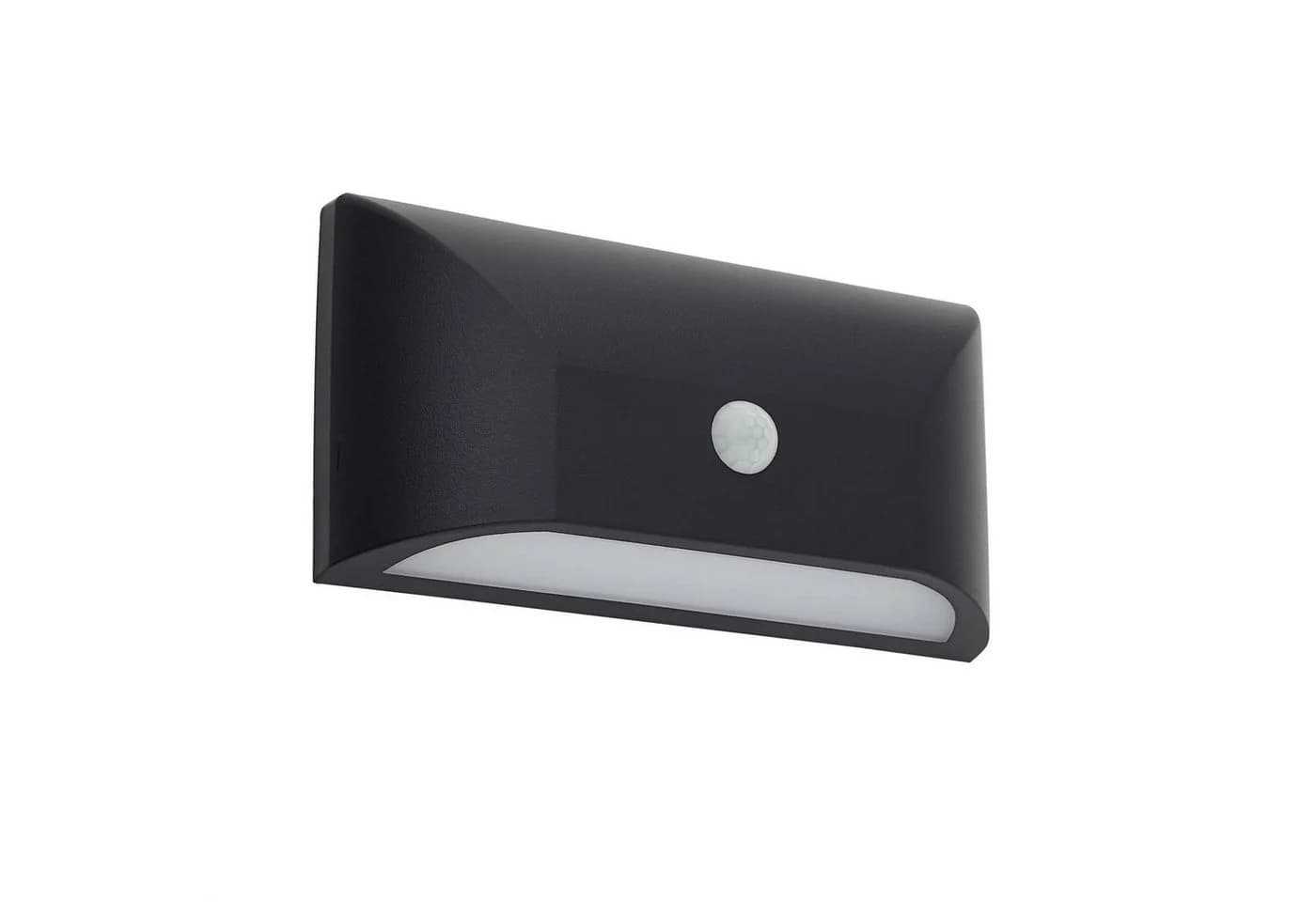 Lindby LED-Außenwandleuchte Siana Schwarz Sensor - Bild 2