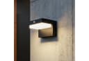 Lindby LED-Solarwandlampe Eleazar Schwarz Bewegungssensor Bild 1
