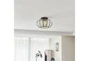 Lucande LED-Deckenleuchte Birger Ø 39cm Schwarz/Gold mit Dimmfunktion Bild 4