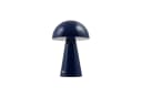 Lindby LED-Akkutischlampe Nevijo Blau USB Dimmer Bild 2