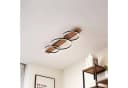 Lindby LED-Deckenlampe Galad Schwarz Holz 3-flg. Bild 3