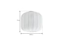 Lindby Deckenleuchte Helin Weiß Stoff Ø 37 cm Bild 5