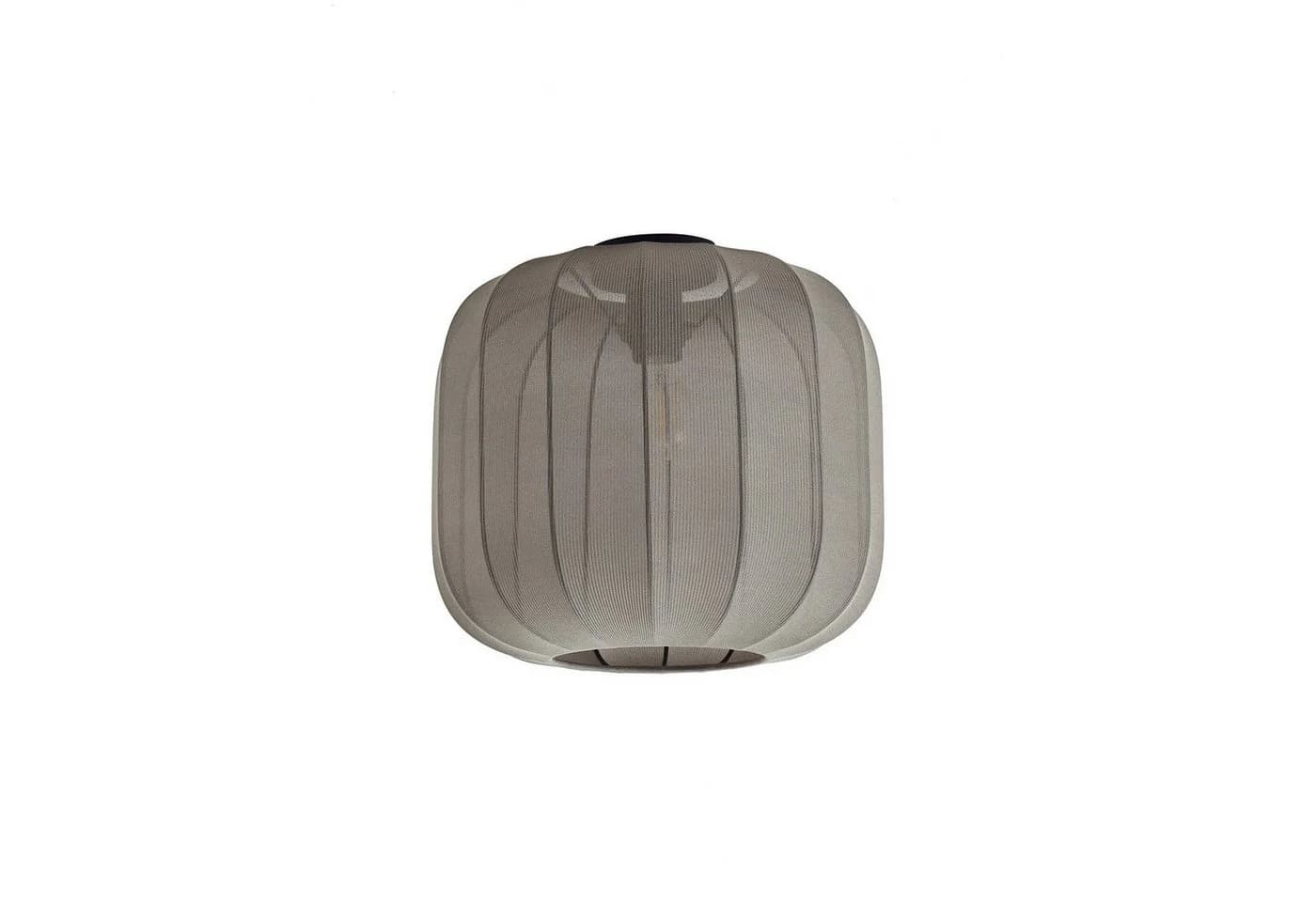 Lindby Deckenleuchte Helin Grau Stoff Ø 35 cm - Bild 2