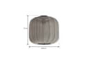Lindby Deckenleuchte Helin Grau Stoff Ø 35 cm Bild 5