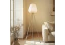 Lindby Stehleuchte Helin, Beige, Textil, Tripod, 144 cm, E27 Bild 1