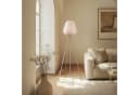 Lindby Stehleuchte Helin, Beige, Textil, Tripod, 144 cm, E27 Bild 4