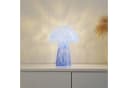 Lindby Tischleuchte Hubi Blau Glas 22 cm Pilzform Bild 3