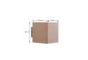 Lucande LED-Außenwandleuchte Aaron Beige IP54 Up/Down Bild 5