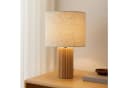 Lindby Tischleuchte Kimiko Holz Textil Bild 1
