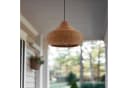 Lucande Außenhängelampe Taniola Beige Rattan IP44 Bild 4