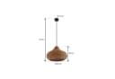 Lucande Außenhängelampe Taniola Beige Rattan IP44 Bild 5