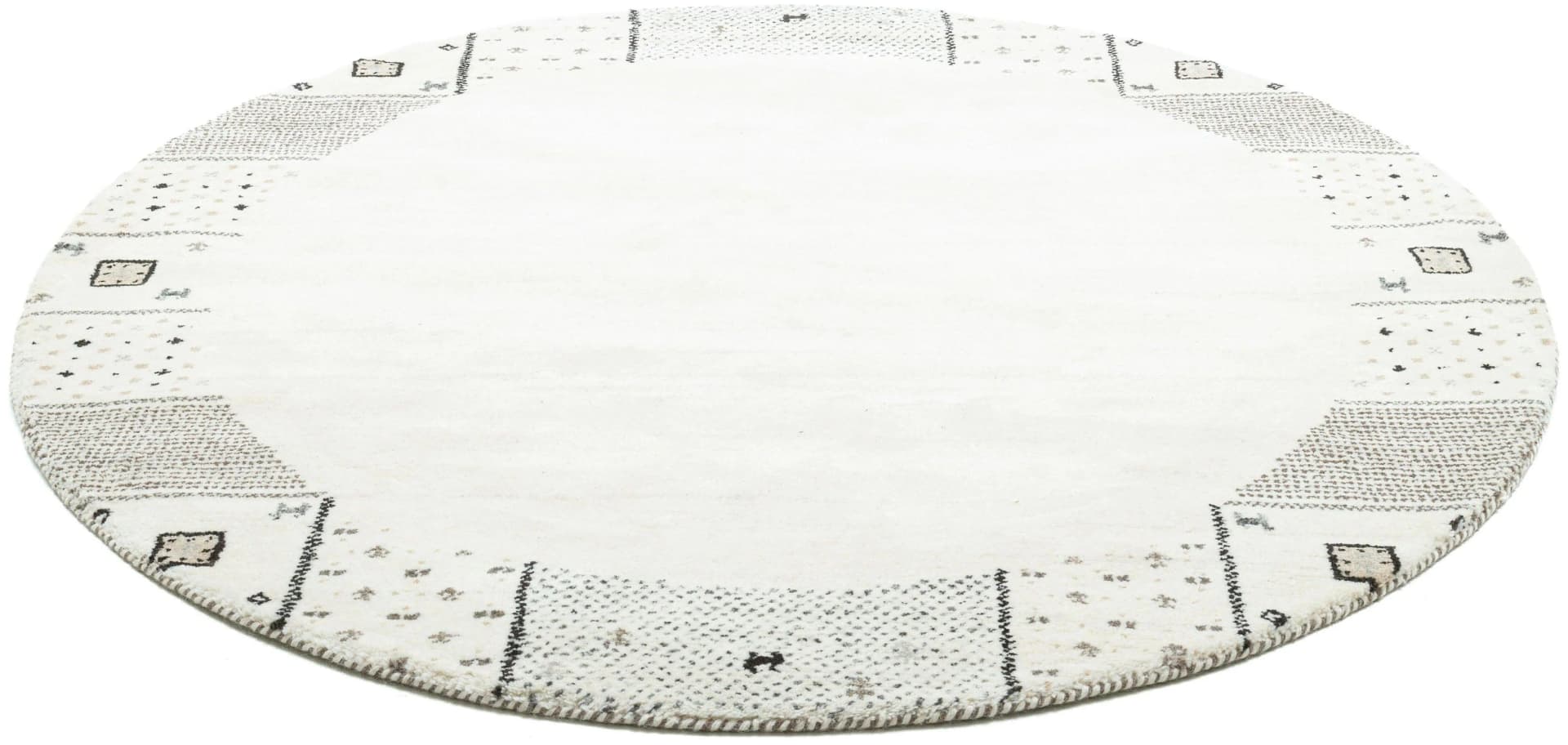Wollteppich THEKO Denver 1999 Beige Gabbeh Design