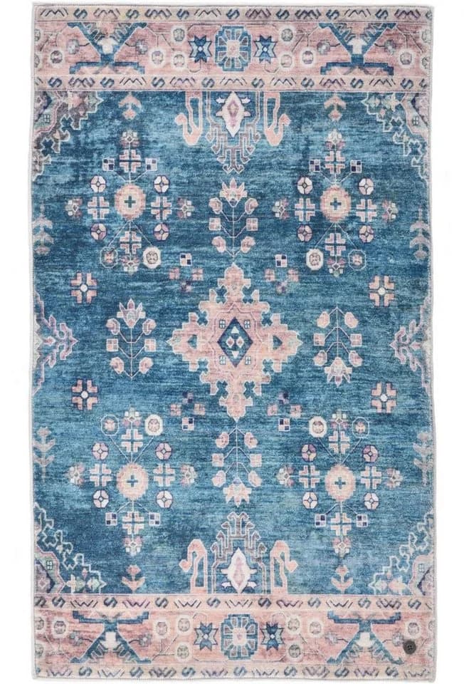 TOM TAILOR HOME Badematte Oriental Bath ONE Türkis Vintage Design
