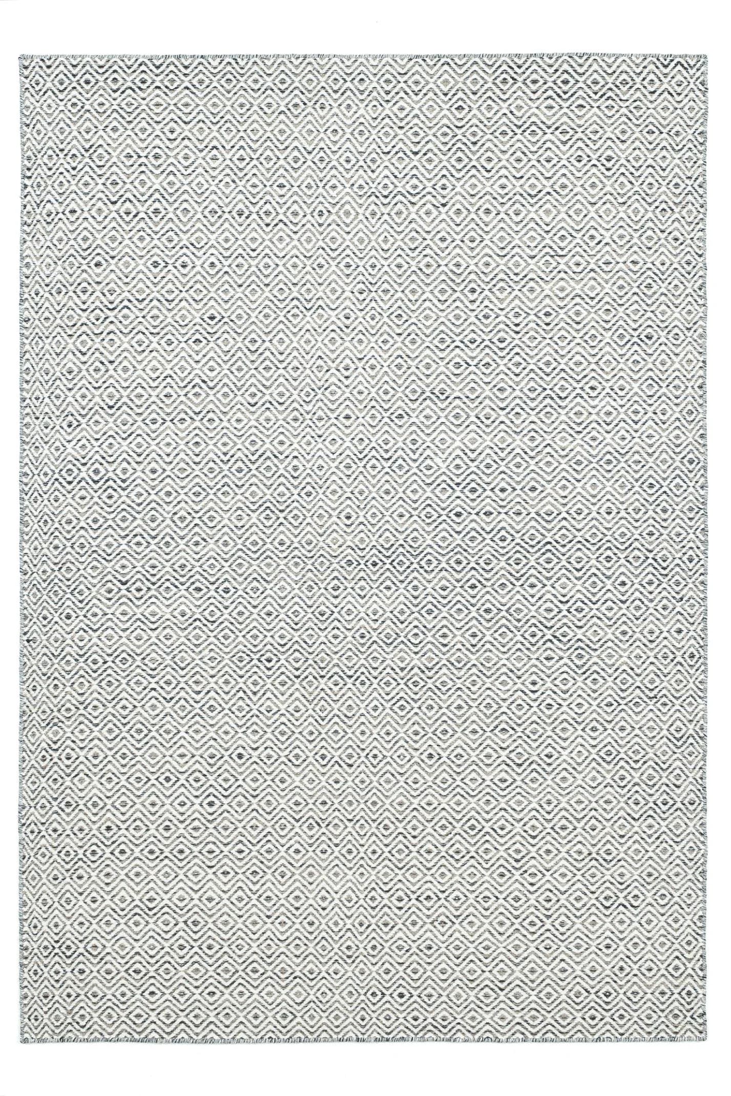 Theko Wollteppich Trondheim PO-502 Rautenmuster