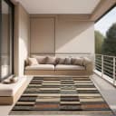 GINO FALCONE Outdoor-Africa 41 Teppich Beige Ethno-Look Bild 1
