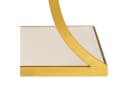Amagohome Beistelltisch Weiß Vergoldet Emaille Loft Style Bild 5