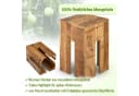 Amagohome Blumenhocker Beistelltisch quadratisch Mangoholz Bild 1