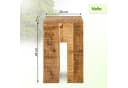 Amagohome Blumenhocker Beistelltisch quadratisch Mangoholz Bild 3