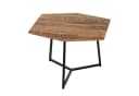 Amagohome 6-Eckiger Couchtisch Mangoholz Industrie-Style Bild 3