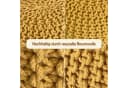 Amagohome Strickhocker XXL Gelb Sitzhocker Baumwolle Bild 4
