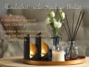 Amagohome Teelichthalter Set 2-teilig Schwarz Gold Zylinder Metall Bild 3