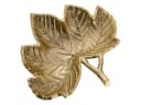 Amagohome Blattschale Aluminium Dekoschale Snackschale Gold/Silber Bild 3