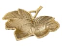 Amagohome Blattschale Aluminium Dekoschale Snackschale Gold/Silber Bild 4