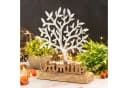 Amagohome Dekofigur Lebensbaum Familie Aluminium & Mangoholz Bild 1