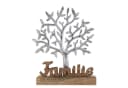 Amagohome Dekofigur Lebensbaum Familie Aluminium & Mangoholz Bild 2