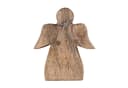 Amagohome Holzfigur Engel 15x13cm Mangoholz Bild 2