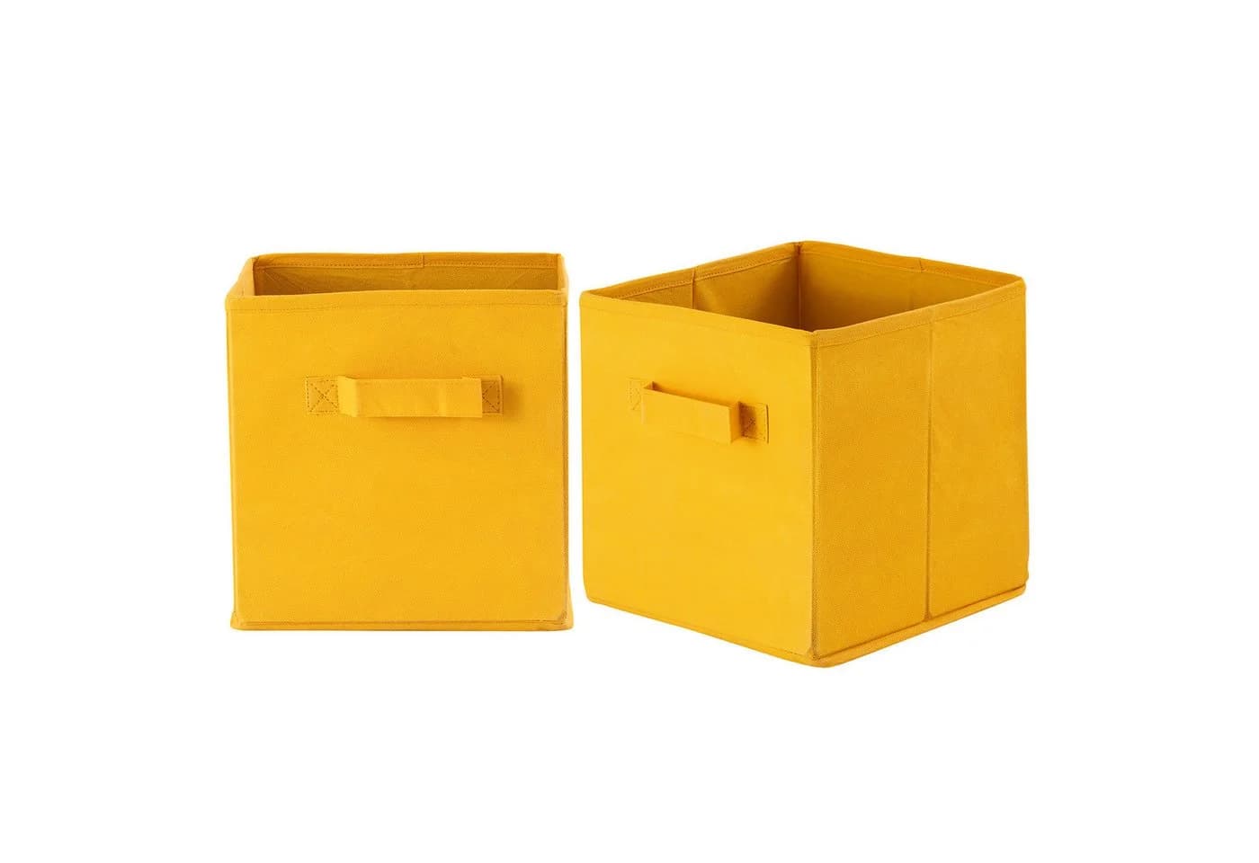 Amagohome Aufbewahrungsboxen 6er Pack Faltbar 26x26x26 cm Gelb - Bild 4