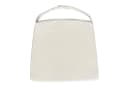 Amagohome Stuhlkissen Leinen Weiß 42x44cm mit Klettverschluss Bild 1