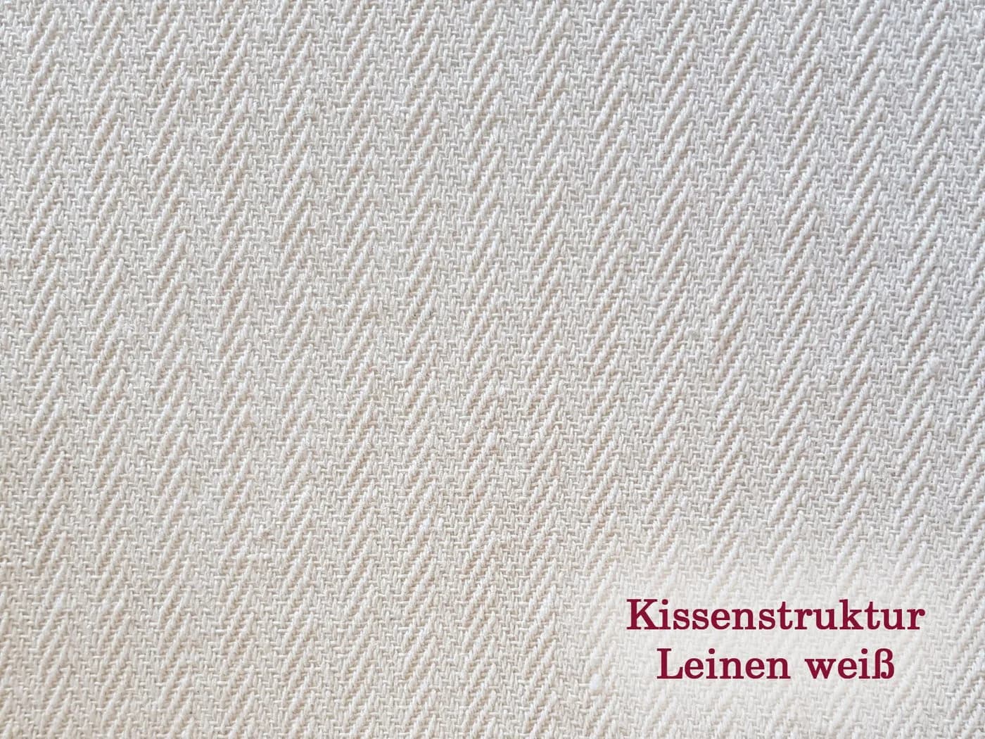 Amagohome Stuhlkissen Leinen Weiß 42x44cm mit Klettverschluss - Bild 4