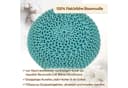 Amagohome Strickhocker Sitzhocker Pouf XXL Baumwolle recycelt Bild 1