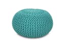 Amagohome Strickhocker Sitzhocker Pouf XXL Baumwolle recycelt Bild 2