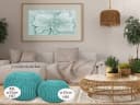 Amagohome Strickhocker Sitzhocker Pouf XXL Baumwolle recycelt Bild 3