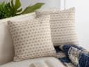 Amagohome Dekokissen Set 2 40x40cm Baumwolle Jute Landhaus Bild 5