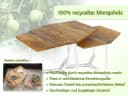 Amagohome Couchtisch 2er Set Mangoholz Massivholz Industrie Style Bild 1