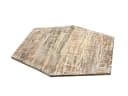 Amagohome Sechseckige Tischplatte Mango-Altholz 74x56 cm Bild 1