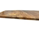 Amagohome Sechseckige Tischplatte Mango-Altholz 74x56 cm Tabacco Bild 5