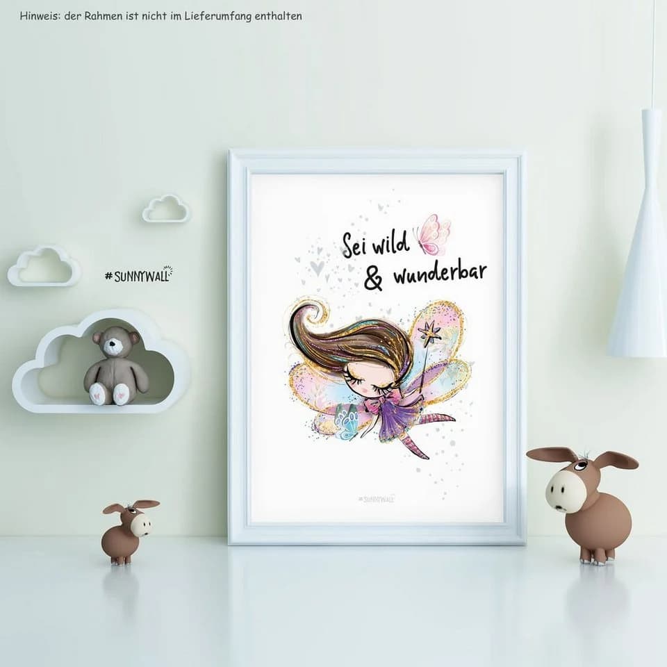 Sunnywall Poster Set Feen mit Spruch (4er Set) ungerahmt - Bild 5