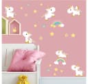Sunnywall Wandtattoo Cute Unicorn Einhorn 6 St Bild 2